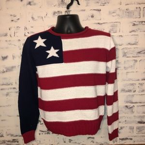 American Flag Sweater